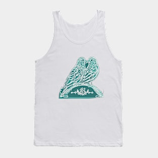 Enchanting Love Birds Artwork No. 666 Tank Top